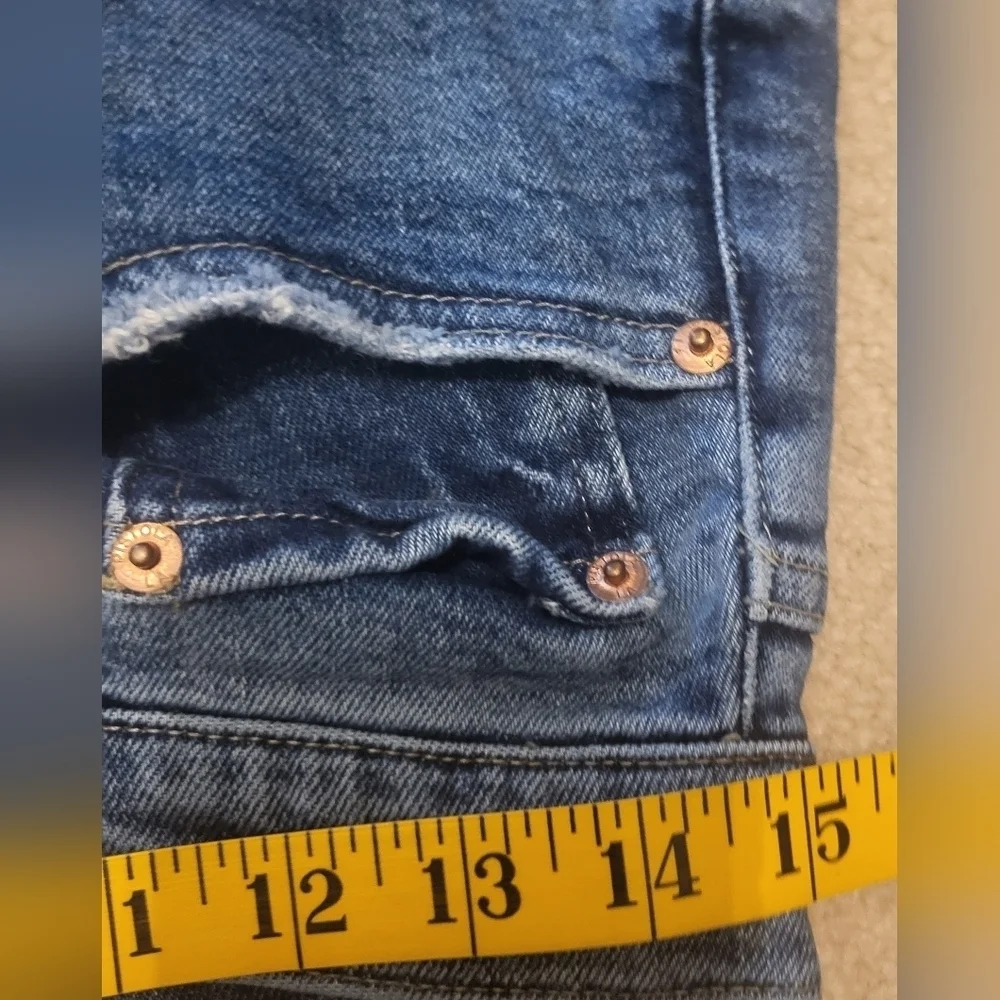 Pistola Anthropologie Dana High Rise Classic Flare Hyde Denim Jeans Sz 29 (8)